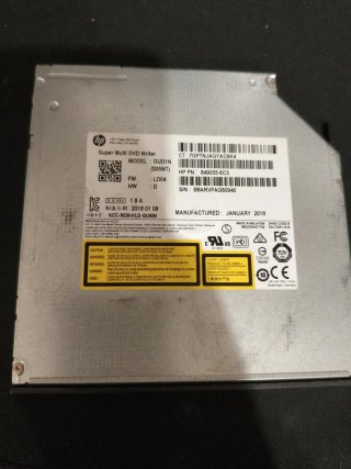 Grabadora DVD HP GUD1N SATA 9.5mm