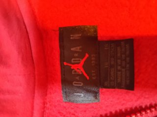 Sudadera Jordan Roja con Cremallera