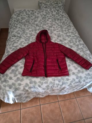 Chaqueta Acolchada Roja Zara