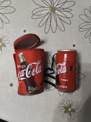 Cámara Coca-Cola Años 90 con Funda