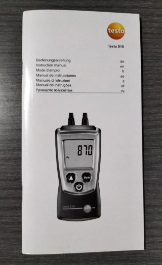 MANÓMETRO DIGITAL TESTO 510.