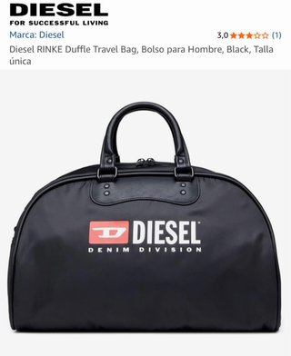 Borsa da viaggio Diesel Rinke Nero