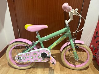 Bicicleta niña Infantil Mítical 14 pulgadas