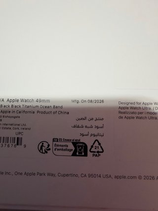 Correa Apple Watch Ultra Negra