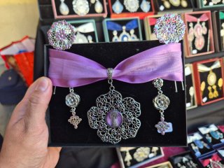 Conjunto baturra artesanal para traje regional