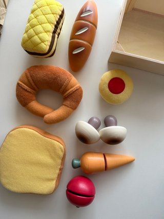Cesta de Juguetes de Comida