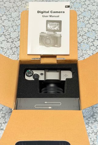 Camara Digital 4K 64MP WiFi Pantalla Abatible 180°