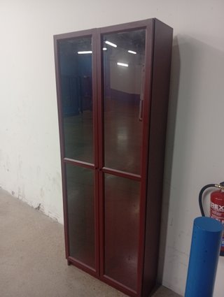 Librería IKEA BILLY con puertas OXBERG