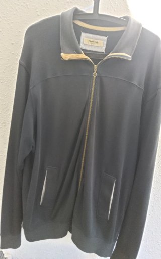 Cazadora Algodón azul marino TallaXL Massimo Dutti