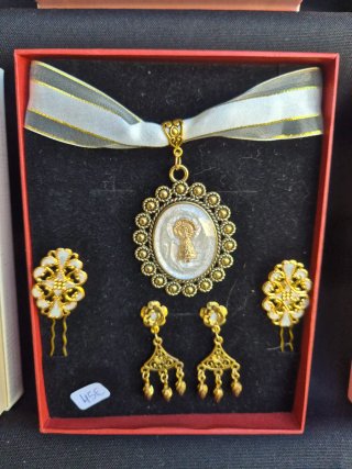 Conjunto baturra artesanal para traje regional