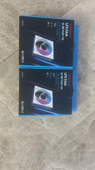 2 Lian Li UNI FAN SL120 Inf FLEX reverse. Nuevos!!