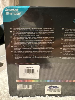 Lápis de Cor Faber-Castell Black Edition 100