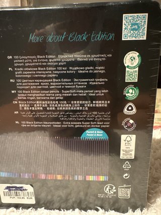 Lápis de Cor Faber-Castell Black Edition 100
