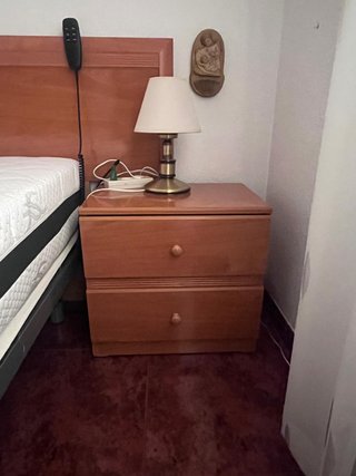 Mesitas de noche de madera (2 unidades)
