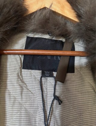 Trench Zara ZW Collection tipo Barbour