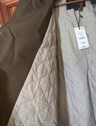 Trench Zara ZW Collection tipo Barbour