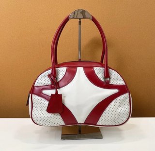 Bolso Prada Rojo y Blanco