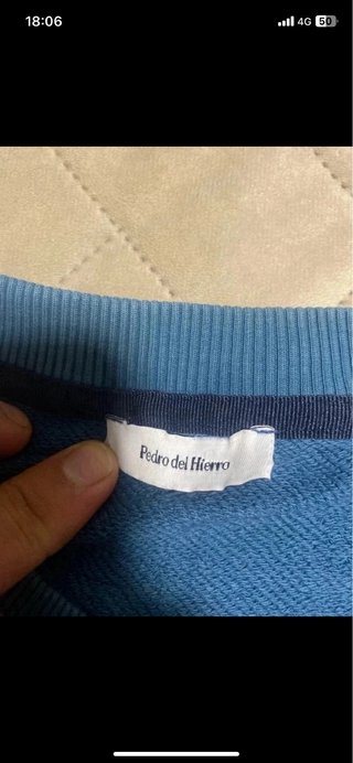 Camisola azul com logo PdH