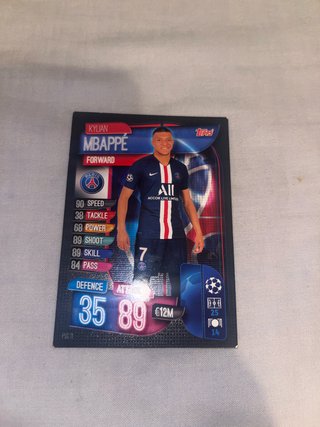 Carta Kylian Mbappé 2019 Topps