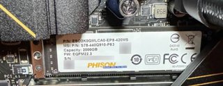 SSD MSI Phison 2TB NVMe PCIe 5.0 M.2