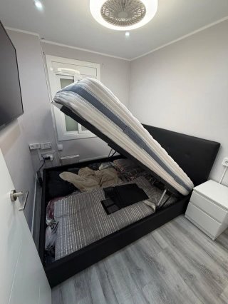 Cama Matrimonio Canapé Abatible + Cabecero