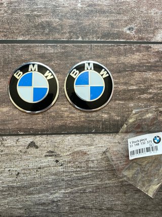 2 EMBLEMAS BMW ORIGINAL R1200 R1250 GS MOTO LOGO
