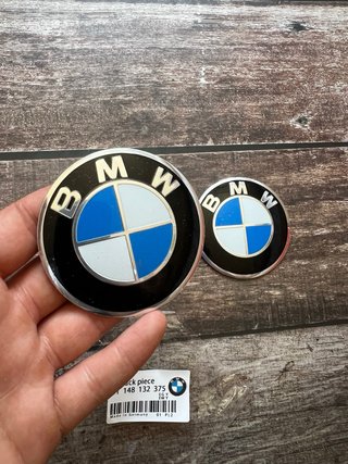 2 EMBLEMAS BMW ORIGINAL R1200 R1250 GS MOTO LOGO