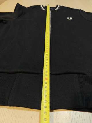 Sudadera Bomber Fred Perry Negra - Talla S