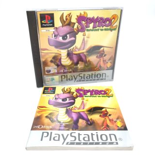 Spyro 2: Gateway to Glimmer PS1 Platinum ITA CIB
