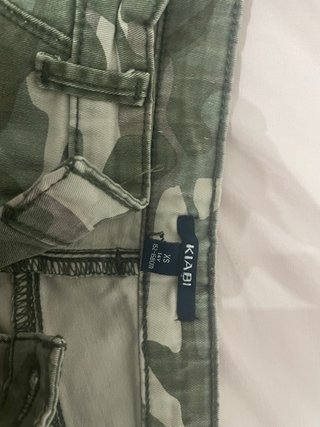 Pantalón Militar Camuflaje Kiabi Talla XS
