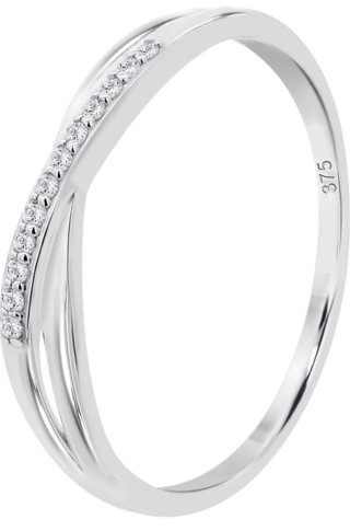 Anillo de compromiso 375 con diamantes