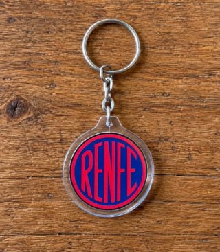 Llavero Renfe primer logo tren galleta original