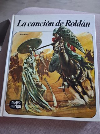 Libro juvenil La canción de Rolán. Nuevo Auriga.