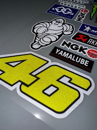 KIT PEGATINAS VINILO MOTO YAMAHA VR46 MICHELIN