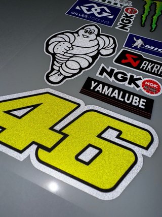 KIT PEGATINAS VINILO MOTO YAMAHA VR46 MICHELIN