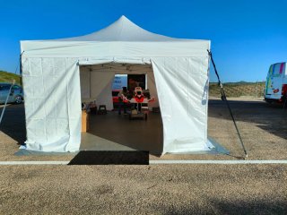 Carpa Plegable Profesional de Aluminio 6x4 m.