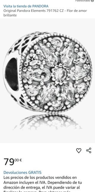 Charm Pandora Flor de Amor