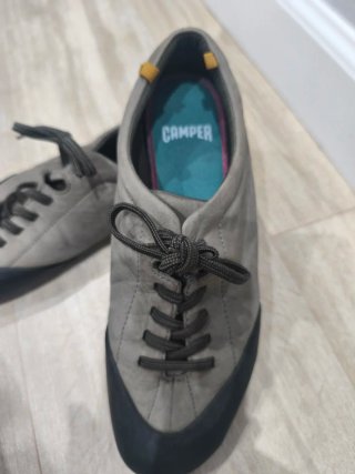 Zapatillas Camper Mujer Gris y Negro