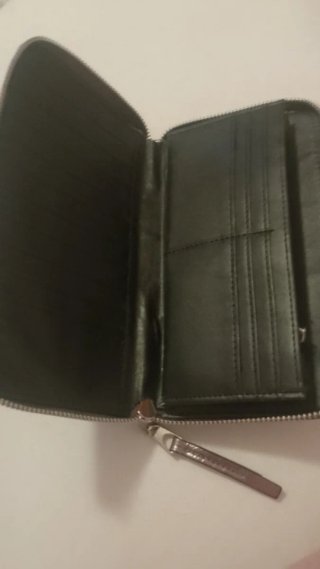 Cartera Monedero PMZ Plateada