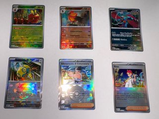 Lotto 6 carte reverse Pokéball ITA
