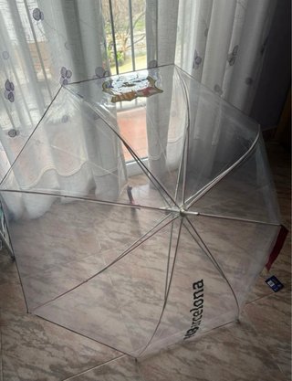 Paraguas Transparente FC Barcelona Nuevo