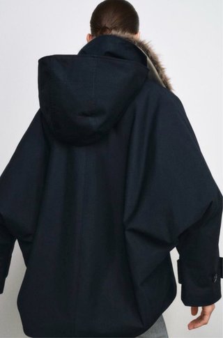 Trench Zara ZW Collection tipo Barbour