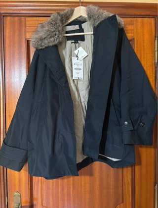 Trench Zara ZW Collection tipo Barbour