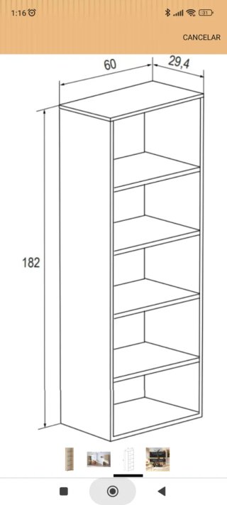 Estantería de Madera