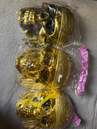Set de 3 Máscaras Rígidas de Calavera