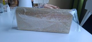 Bolso de fiesta dorado