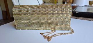 Bolso de fiesta dorado