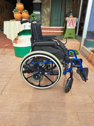 Silla de ruedas con baterias
