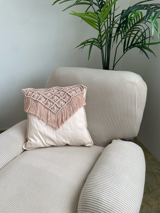 Cojín Macramé handmade