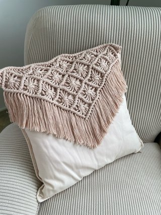 Cojín Macramé handmade